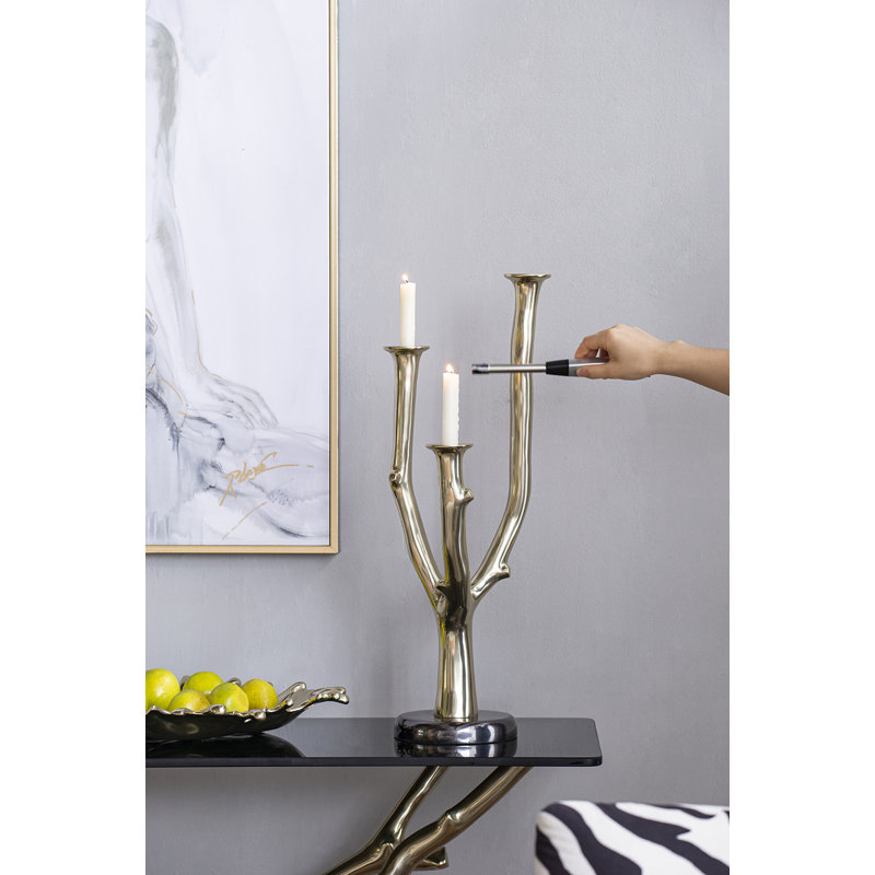 24.6'' H Metal Tabletop Candlestick