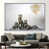 White Floater Framed