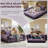 Frameless Boneless Loveseat Sofa‑Bed Split‑Back Convertible Queen‑Size Sleeper Compressed Chenille Foam Couch No Assembly-584228866
