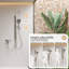 HOROW RainFlexi S1 Foldable Shower System, Adjustable Height Handheld Shower Head with 4 Massage Modes