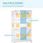 3 Tier Bird Cage with Stand Toy for Canary Finch Cockatiel Parakeet Budgie