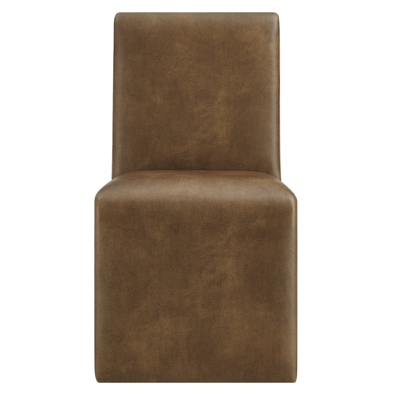 Chaise d'appoint en cuir Emory, Canyon