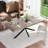 55.11"-70.86"Retro Rectangular Stretch Dining Table, Grey Carole Top With Same Color Embossed Center Plate,With Storage Box,Suitable For Dining Rooms, Kitchens, And Living Rooms,Grey-2136808477