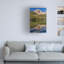 Art mural sur toile tendue - "Mount Heyburn" par Rick Berk pour le salon, la chambre à coucher ou le bureau - 12 x 19