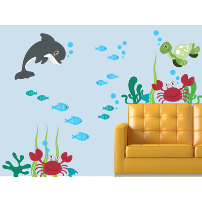 Nautical & Beach Non-Wall Damaging Wall Decal