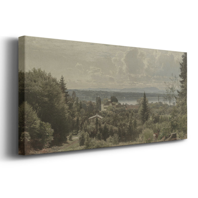 Série paysage - DCCCLxxv- Toile tendue avec châssis - Prêt à accrocher, H 12 po x l 30 po