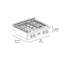 ZLINE 30 in. Paramount Gas Rangetop with 4 Burners in Black Stainless Steel