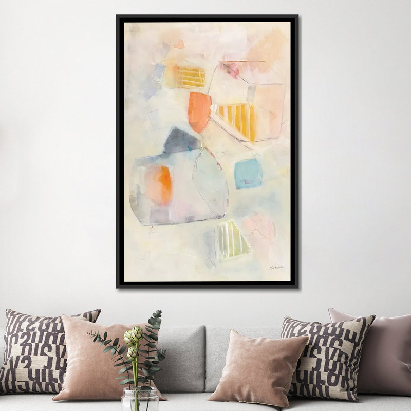 «Let Them Eat Cake» sur toile, H 60 po x l 40po x P 1,5 po, Toile tendue, Pas de tapis