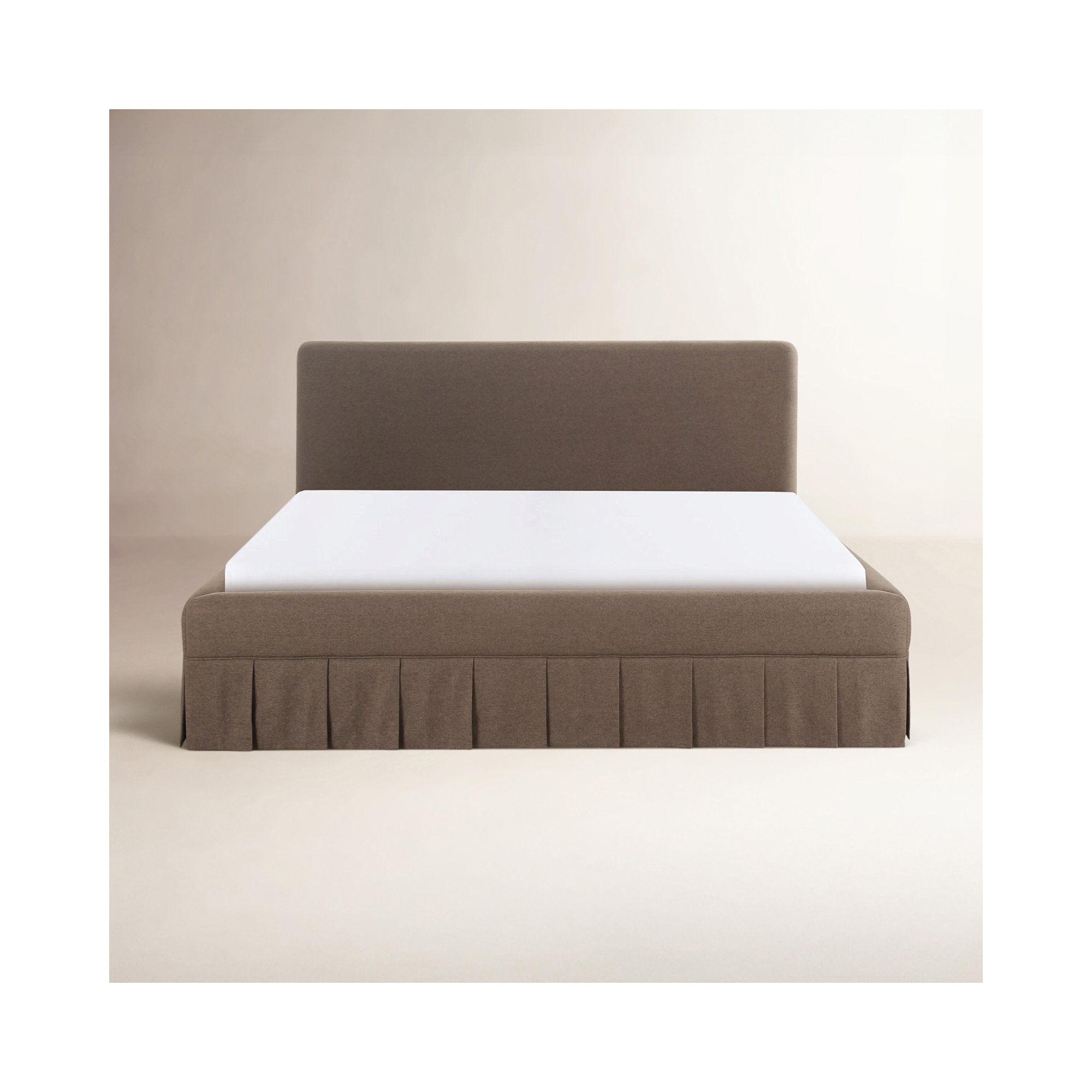Milo Upholstered Bed, Brown, King