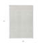 Tapis intérieur / extérieur géométrique lavable ivoire et argent 9 pi x 12 pi