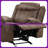 Plush Transitional Glider Recliner with Pillow Top Arms & Solid Wood Base – Manual Recline & Glide