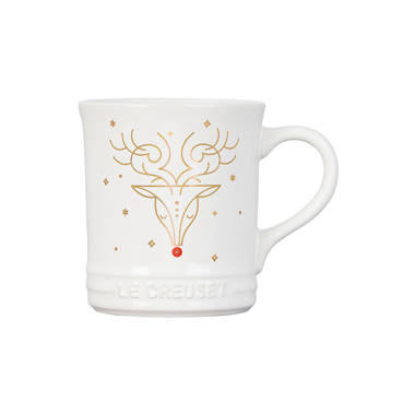 Le Creuset Noel Collection Snowman Mug, White