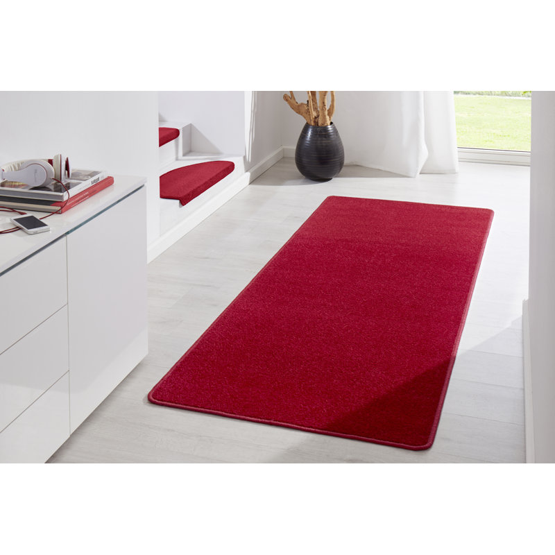 Fancy Red Rug, Runner 80 x 200cm