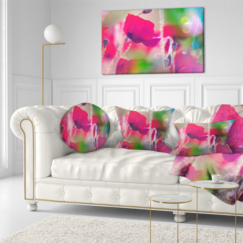 Coussin lombaire pour les fleurs à l’avant-fermeture
