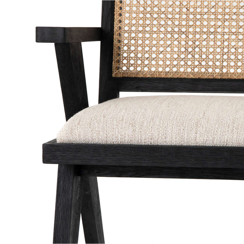 Chaise avec accoudoirs Linen