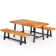 Rectangular 6 - Person 68'' Long Dining Set