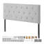 Headboard, Full Size Headboard with Adjustable Height, Comfortable Diamond Tufted for Full Size Bed, W 56.3 x H(35.6-47.4) inches, Ideal for Bedroom, Hotel, Homestay, Dormitory, Light Grey