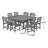 Lakeside 9-Piece Farmhouse Trestle Dining Set-67041099
