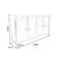 Banc de rangement noir pour chaussures en bois manufacturé-209881031