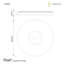 Olin Acrylic LED Flush Mount
