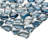 Fractal Pebble 11.88 in. x 11.88 in. Polished Glass Wall Mosaic Tile (0.98 Sq. Ft. / Each)-90639937