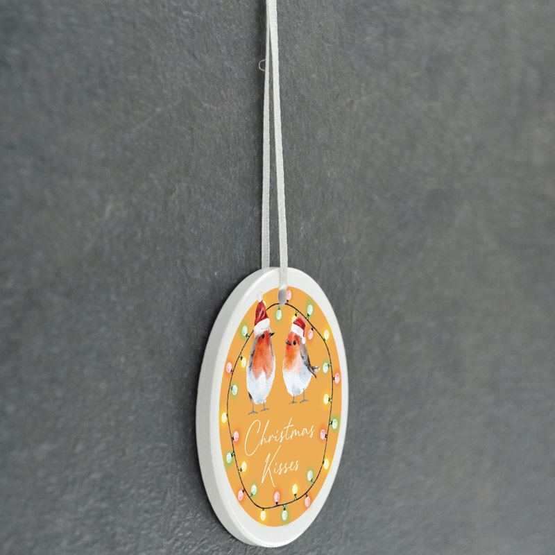 7cm Ceramic / Porcelain Animals Hanging Figurine Ornament