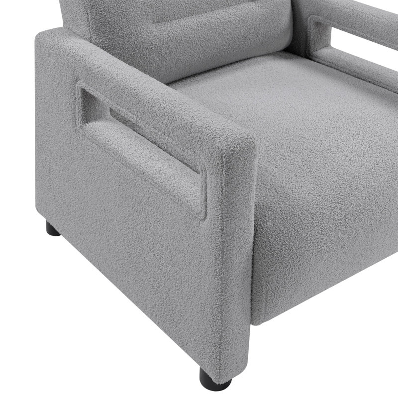 Fauteuil d'appoint 1 pièce Luxury, Gris