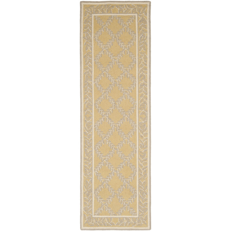 Jonsson Hand Hooked Wool Pile Geometric Rug