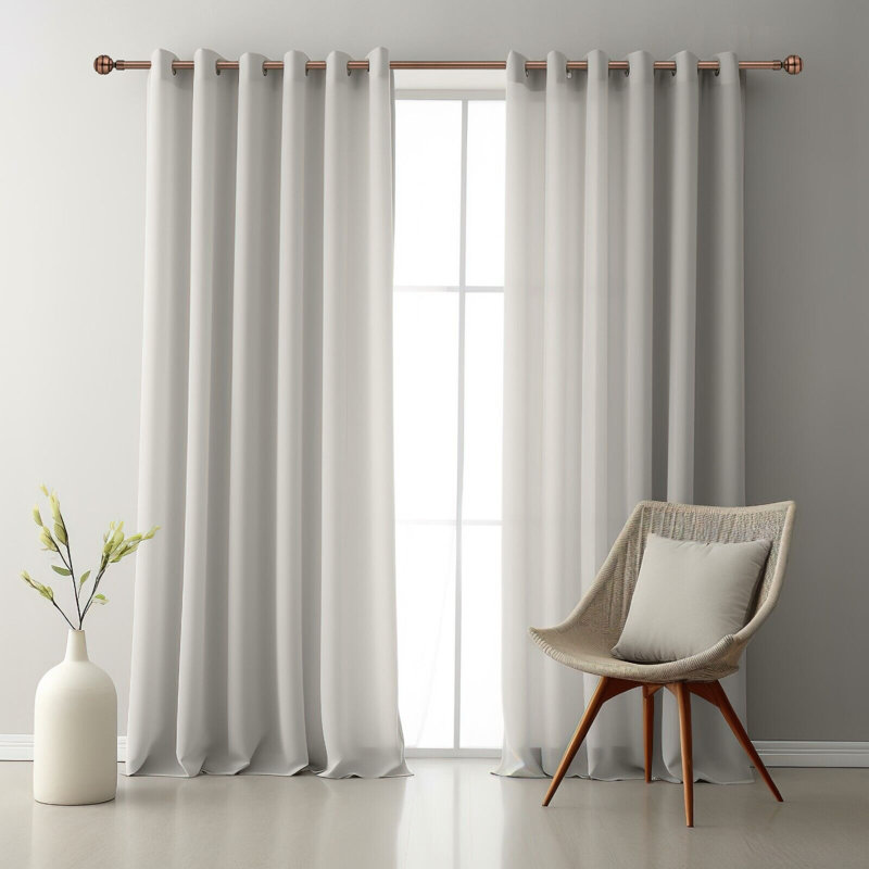 Ragsdale "19 mm Extendable Metal Curtain Poles ", 6cm H x 320cm W x 10cm D, Antique Copper