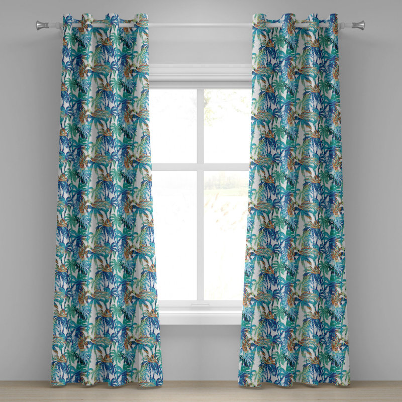Sateen Blackout Curtains / Drapes Pair, 50" W x 108" L