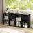 3-Cube Bookcase 2-Tier Wooden Storage Shelf W/ Drawer