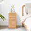 Armoire de rangement en chêne massif pour table de chevet