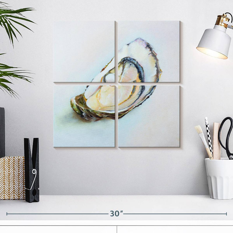 Yarlin Oyster, 18" H x 18" W