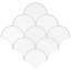 Carreau de mosaïque en porcelaine 12 po x 12 po Scala
