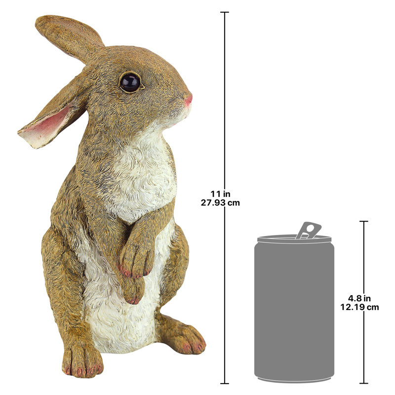 Hopper, the Bunny, Standing Garden Rabbit Statue