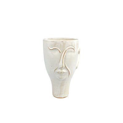 Poet - Vase - Medium - Milky White