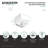 Kingston Brass Arcticstone 24-Inch Solid Surface White Stone Apron-Front 2-Hole Single Bowl Top-Mount Kitchen Sink