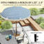Base de parasol d'extérieur, base de parasol de patio, base de parasol robuste en béton-126454217