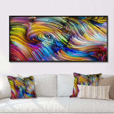 «Colorful Living liquide Art III», impression sur toile