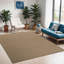 Tan Modern Washable Rug, Geometric Rug For Living Room, Dining Room, Bedroom, Kitchen-1231230661