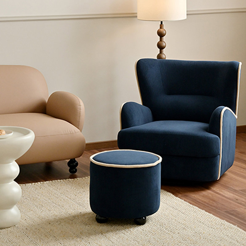 Fauteuil inclinable ergonomique pivotant à 360 °, Bleu