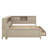 Stylish  Wood Daybed With Convenient Storage Shelves And Drawers-600189423