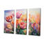 Tulipes coucher de soleil II - ensemble d'art mural tulipes-107763067-107763072