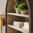 Nolan 74" Tall Arched Storage Display Cabinet Bookshelf-107335480