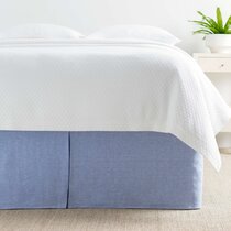 Metro  Tailored Bedskirt Panels with Pins – Linen Society