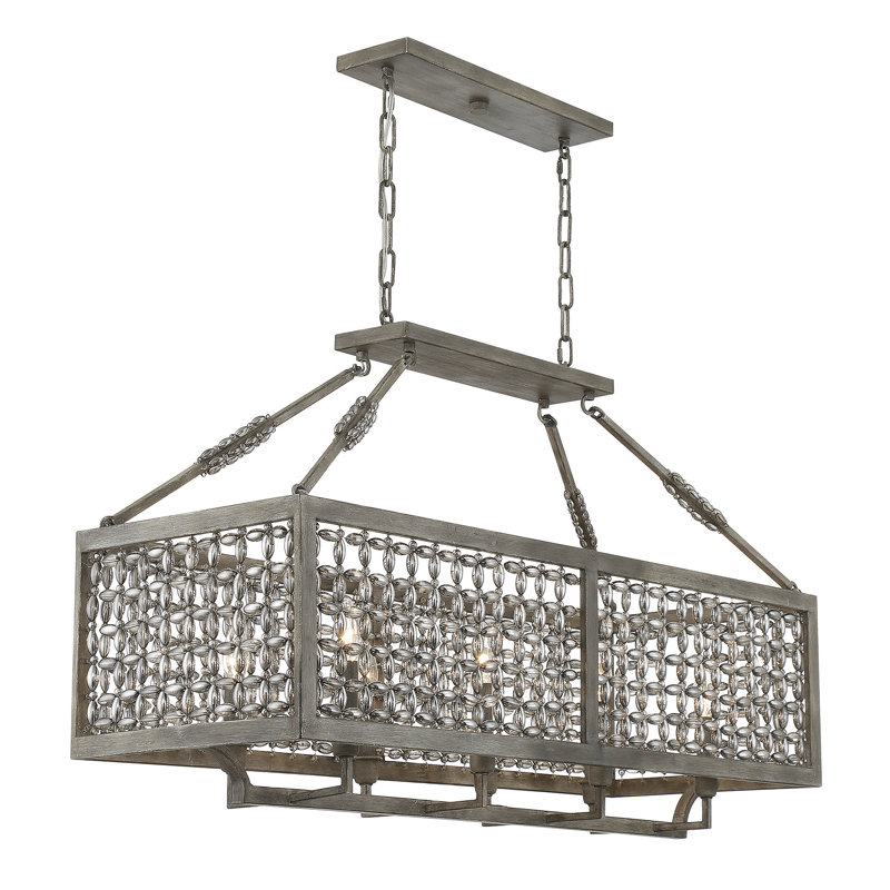 Lustre linéaire à 8 lumières Herma