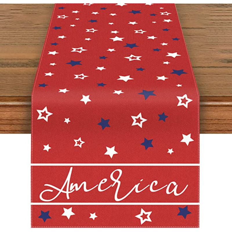 Chemin de table rectangulaire en polyester Gerrilynn