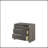 Gray Finish Nightstand