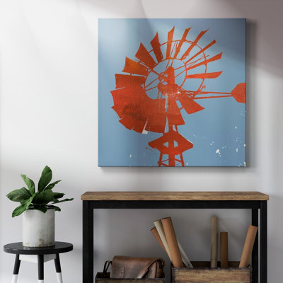 Rusty Windmill II-Premium Gallery Wrapped Canvas - Ready to Hang