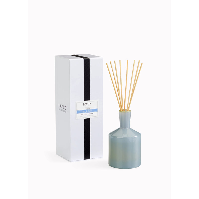 Reed Diffuser, Gray, Sea And Dune, 5.5" H x 3" W x 3" D
